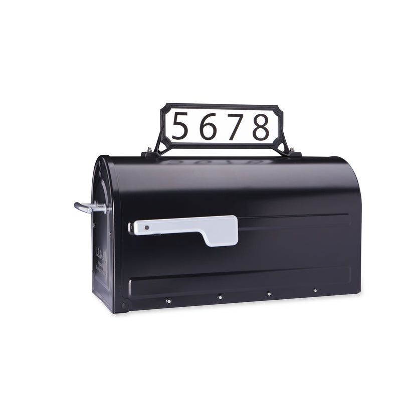 Architectural Mailboxes Black Plastic Manhattan Mailbox Name/Address Kit, 1 of 5
