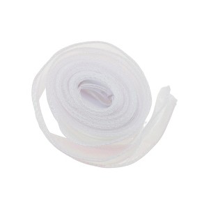 Unique Bargains Ribbon Iridescent Fishtail Organza Ribbon Polyester 354.33"x1.57" 1 Pc - 1 of 3