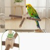 Unique Bargains Rotating Bird Perches with Chew Toy 1 Set - 3 of 4