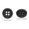 Unique Bargains Resin DIY Craft Flat 4-Hole Sewing Buttons 100 Pcs - 2 of 4