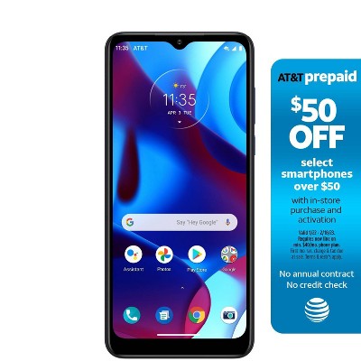 AT&T Prepaid Motorola 2022 Moto G Pure (32GB) - Blue