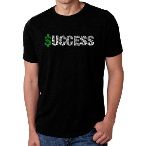 LA Pop Art Men's Premium Blend Word Art T-shirt - Success - 1 of 4