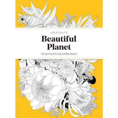 Flowerscape in Paradise Coloring Book & Colored Pencil Set –