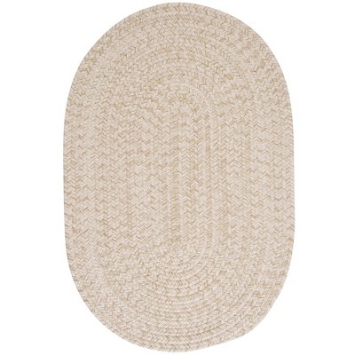 Colonial Mills Tremont Braided Rug, Natural 4'x6', Oval Shape