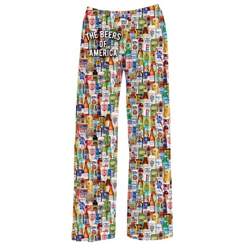 Collections Etc Beers Of America Lounge Pants - image 1 of 4