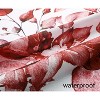 LunaLulinlk Fabric Red Eucalyptus Shower Curtains - 4 of 4
