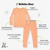 Bellabu Bear Peach Fuzz Bamboo Kids Pajamas - 4 of 4
