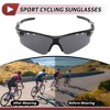 Unique Bargains Motorcycle Riding Goggles PC Tri-acetel for Outdoor Sports Dirt Bike ATV Dark Gray Lens Bright Black Frame 1Set - 3 of 4