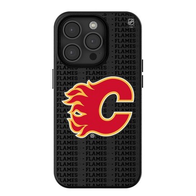 Keyscaper NHL Western Conference Teams Text Backdrop MagSafe Compatible Cell Phone Case for Apple iPhone