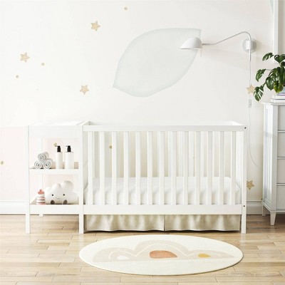 White Pine 3-in-1 Convertible Crib and Changer Combo