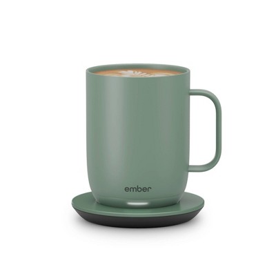 Ember Mug 2 14oz Temperature Control Smart Mug Sage Green: Ceramic Stainless Steel Drinkware for Hot Beverages, 3 of 15
