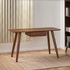 Airsurfer Study Computer Desk,Office Desk, Study Table,Writing Desk with Drawer for Home ,Office Modern Furniture,Walnut Color - 2 of 4