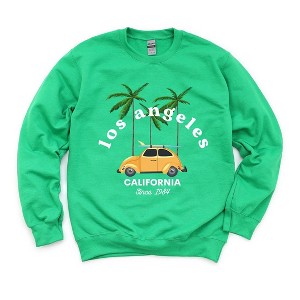 Simply Sage Market Women's Graphic Sweatshirt Los Angeles Car - 1 of 3