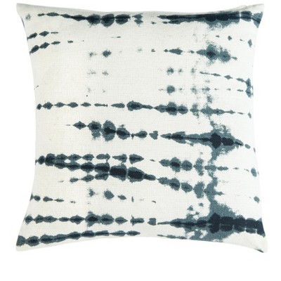 Arya Pillow - Beige/Navy - 20" x 20" - Safavieh