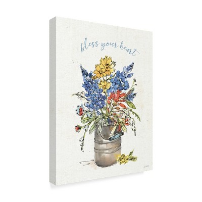 Trademark Fine Art -Anne Tavoletti 'Texas Bluebonnet I' Canvas Art