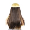 Unique Bargains Women's Straight Long Hair Hair Extensions High Temperature Fiber Mixed Brown 1 Pc - 2 of 3