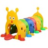 Qaba Kids Caterpillar Tunnel Outdoor Indoor Climb-N-Crawl Play Equipment for 3-6 Years Old, 6 Sections, for Daycare, Preschool, Playground - 4 of 4