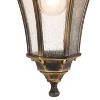 VAXCEL Newark Weathered Bronze Motion Sensor Dusk to Dawn Traditional Outdoor Wall Light with Clear Glass - 2 of 4