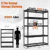 5-Tier Heavy Duty Wire Storage Shelves, 2000 Lbs Capacity, Easy Assembly Metal Storage Rack Shelves, 48 x 18 x 72 Inch for Garage, Basement, Pantry - 2 of 4