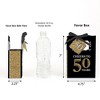 Big Dot of Happiness Adult 50th Birthday - Gold - Birthday Party Favor Boxes - Set of 12 - 2 of 4