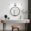DAKAFUL Dimmable LED Bath Bar, Bathroom Vanity Light with Acrylic Shades,FlexMount Wall Sconce Over Mirror,for Bedroom/Living Room - 3 of 4