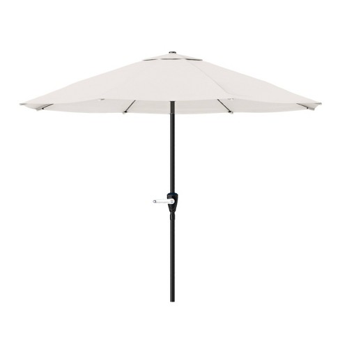 Pure Garden 9' x 9' Aluminum Patio Umbrella with Auto Crank Tan - image 1 of 4