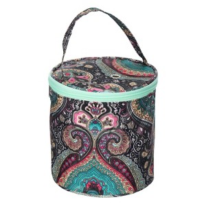 Unique Bargains Portable Crochet Knitting Sewing Craft Yarn Storage Bag Mix Color 5.12" x 5.51" - 1 of 4