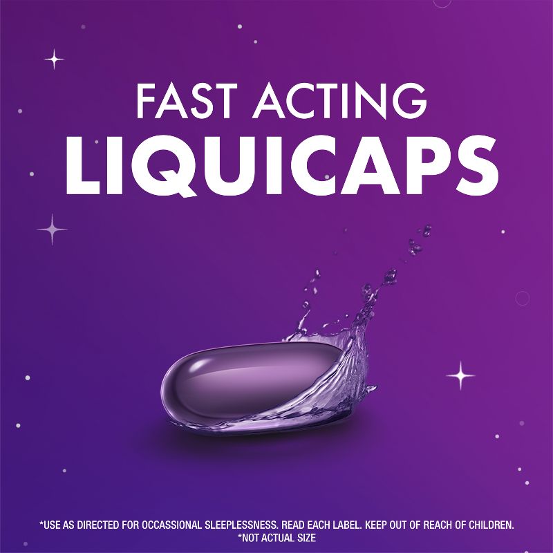 ZzzQuil Nighttime Sleep-Aid LiquiCaps, 5 of 8