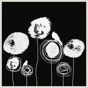 Amanti Art Black and White Flowers II by Irena Orlov Framed Wall Art Print - 1 of 4