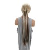 Unique Bargains Long Straight Hair Wig Hair Clips 21.65" Length 1 Pc - 3 of 4