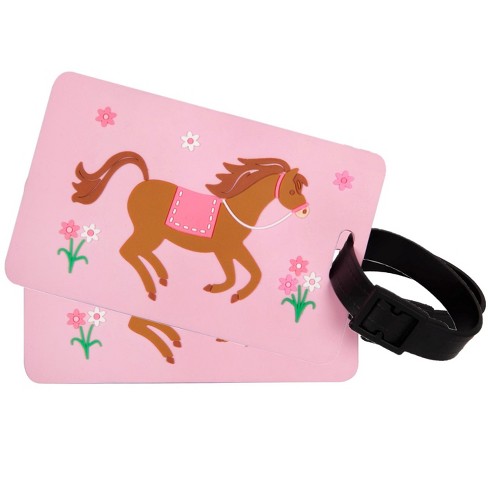 Wildkin Kids Luggage Tags 2 Pack horse Target