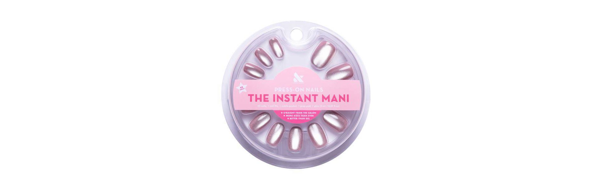 Olive & June Press-On Fake Nails - S Round - World Lit Velvet - 42ct