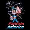 Men's Marvel Captain America Fireworks T-Shirt - 2 of 4