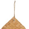 Set of 2 Woven Wall Baskets Brown Rattan & Jute by Foreside Home & Garden - 3 of 4