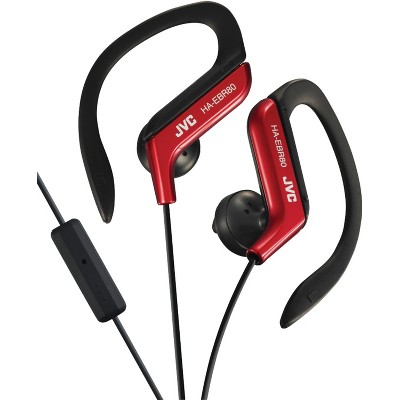 JVC® Sport In-Ear Ear Clip Sport Headphones with Microphone and Remote, HA-EBR80