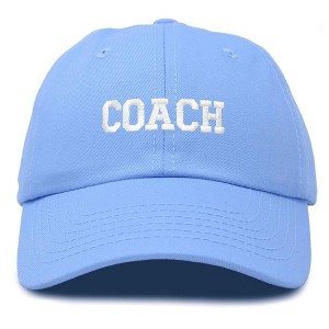 Dalix Coach Embroidered Sports League Baseball Cap Adjustable Dad Hat Mens - 1 of 4