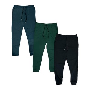 3 Pack Fleece Joggers Ultra Soft - 1 of 4