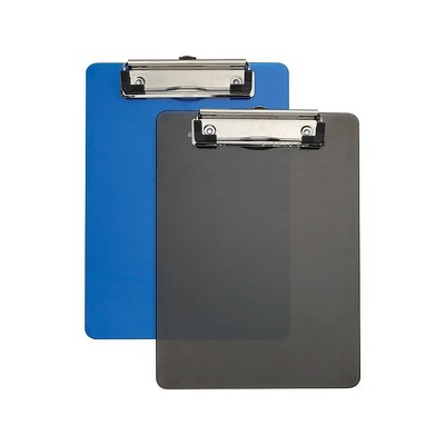 Staples Plastic Memo Clipboards Black & Blue 6" x 9" 2/Pack (21423) 329498