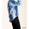 Women's Tie Dye Button Front Raglan Sleeve Top With Raw Hem - umgee - 2 of 4