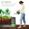 Best Choice Products 4x2x2ft Outdoor Metal Raised Garden Bed, Planter Box for Vegetables, Flowers, Herbs - 2 of 4
