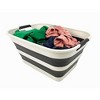 SAMMART 27L (7.1 Gallons) Collapsible Plastic Laundry Basket with Handle - 4 of 4