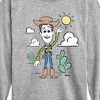 Boys' - Disney - Woody Pastel Long Sleeve Graphic T-Shirt - 2 of 4