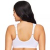 Glamorise Womens WonderWire Front-Closure Underwire Bra 1245 White 48D