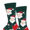 Socksmith 18.0 Inch Santa Socks Christmas Socks (1 Pair) , Claus Snowflakes Holidays (1PC) - 2 of 3