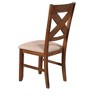 NicBex Vintage Upholstered  Dining Chairs Set of 2 with Cross Back & Comfy Cushions,Rustic Wood Accent Chairs for Dining Room,Living Room - 4 of 4