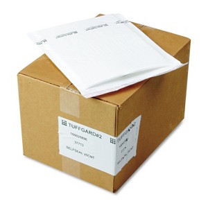 Sealed Air Jiffy TuffGard Self-Seal Cushioned Mailer #2 8 1/2 x 12 White 25/Carton 37713 - 1 of 4