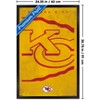 Trends International NFL Kansas City Chiefs - Logo 25 Framed Wall Poster Prints - 3 of 4