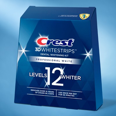 Crest 3D Whitestrips Professional White Teeth Whitening Kit, 20 Treatments