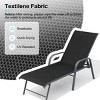 Crestlive Products Set of 2 Outdoor Lounger Aluminum Frame Chaise Lounge Chairs with Arms & 5 Adjustable Recline Positions - 4 of 4