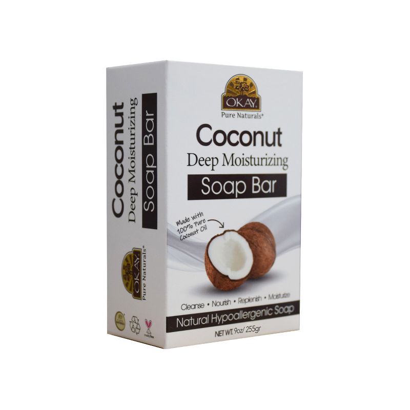 Okay Coconut Deep Moisturizing Soap Bar- 9 oz, 1 of 2